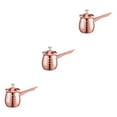 thumbnail image 1 of Injueey Cafetera turca resistente a impactos de acero, exquisita olla inoxidable de cera larga, no tóxica, rosa exquisita, 600ml Type1 NO1, 1 of 1