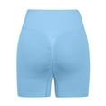 thumbnail image 4 of DHFJKG Workout Shorts For Women Seamless Scrunch High Waisted Yoga Gym Booty Running Short Pants Cozy Trousers, 4 of 4
