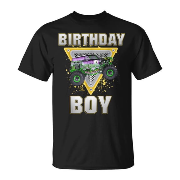 Monster Truck Lovers Birthday Boy Monster Truck Are My Jam TShirt