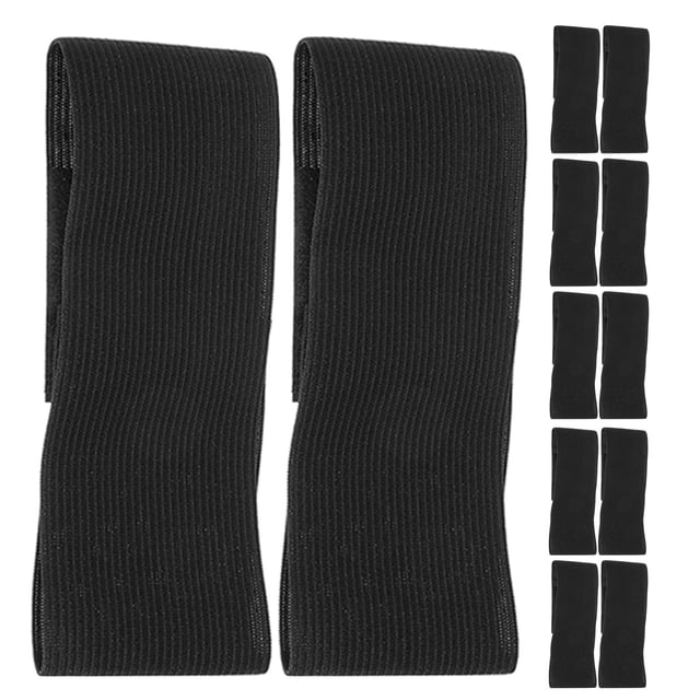 Nestingho 12Ud Brazalete Funerario Negro De Poliéster Transpirable Para Equipos Deportivos