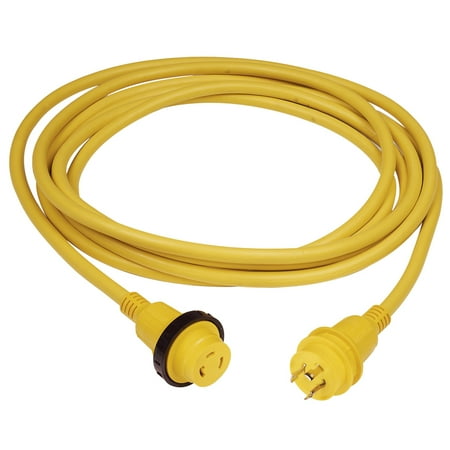 Cordset, 30A 125V, 50', Yellow