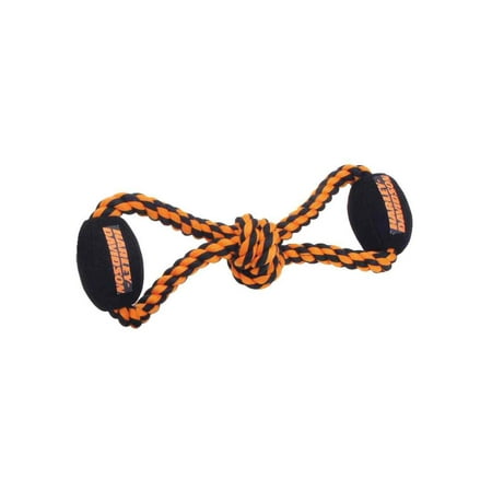 - Harley-Davidson Plush Ball Rope Tug Toy - 13 in, Orange & Black H8400 H P10DOG, Harley Davidson