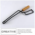 thumbnail image 2 of TABLZONE Black Campfire Log Tongs for Fireplace Wood Handling, Fire Pit Tool, 1 Pack, 2 of 6