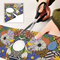 thumbnail image 6 of Yayeee Faucet Mat for Kitchen Sink 14.7" Diatomite Long Splash Guard Pad, Blue Floral, 6 of 7