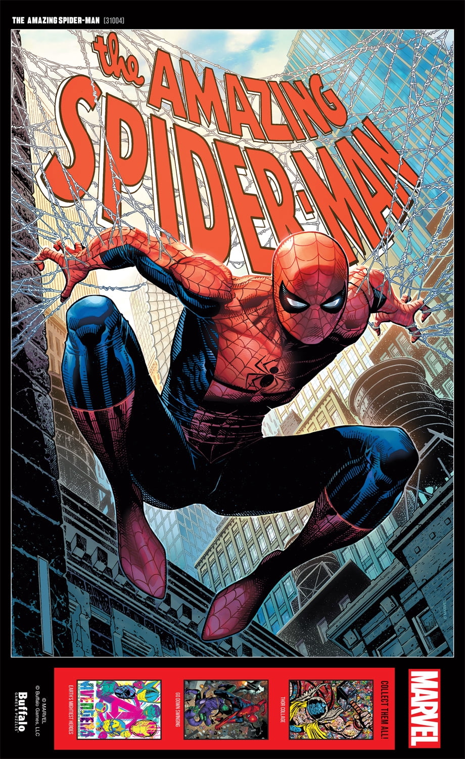 Buffalo Games 500-Piece Marvel The Amazing Spider-man Adult Interlocking Jigsaw Puzzle