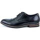 thumbnail image 2 of Zapatos Oxford Clásicos Modernos para Hombre Bruno Marc Negro 12W, 2 of 5