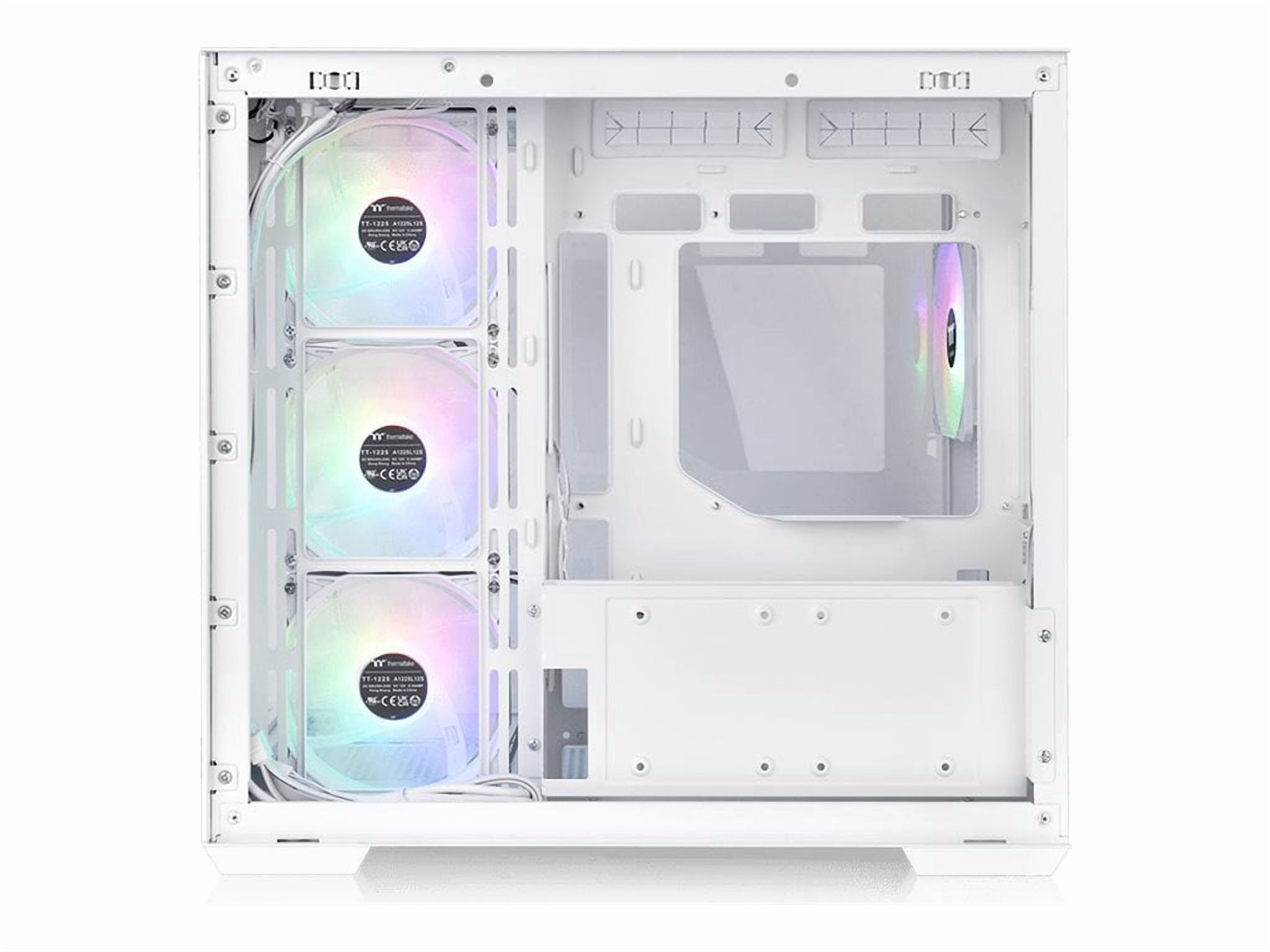 Thermaltake View 380 TG ARGB Snow Mid Tower Chassis (ca-1z2-00m6wn-00)