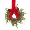 thumbnail image 2 of Mini Wreaths for Cabinets,Artificial French Style Small Xmas Berry Wreaths,Christmas Mini Cabinet Wreath Ring with Bows,Mini Hanging Christmas Wreath Ornament,Perfect for Festive,Xmas,Home, 2 of 4