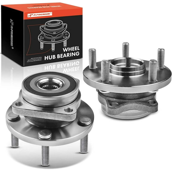 A-Premium Wheel Hub and Bearing Assembly Compatible with Subaru Impreza 2005-2014 Legacy 2015-2016 Outback 2015-2016 Front Left and Right 2-PC