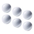thumbnail image 2 of 6 pelotas de golf de doble capa, pelota de juego de competición, pelota de práctica de golf reutilizable para patio trasero, interior y exterior,, 2 of 8