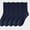 Navy, variant on Babcutegg Mens Crew Socks 5 Pairs Cotton Comfy Breathable Knit Fall Winter Mid Calf Socks Black Size Free Size