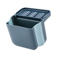 thumbnail image 4 of Toystoory Cesta de almacenamiento para fregadero, estante de almacenamiento de succión de plástico, soporte organizador de lavabo de drenaje plegable Organizadores de utensilios de cocina Azul Toystoory HA003273-02, 4 of 6