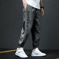 thumbnail image 2 of Pantalones cargo para hombre Y2k Vintage nuevos en nailon y algodón elásticos, pantalones casuales de alta calidad, largos, Harajuku, pantalones de moda anchos para hombres, 2 of 5
