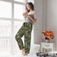 thumbnail image 5 of Balery Green Skulls Pantalones de pijama para mujer, pijamas ultraligeros, pantalones de estar por casa-3X-Large, 5 of 6