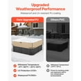 thumbnail image 4 of VEVOR Outdoor Hot Tub Cover, 95 x 95 x 20 Inch Weatherproof and Waterproof Hot Tub Cover Protector, 600D Heavy Duty Oxford Fabric and 950N Tearing Strength, Square Spa Covers for Hottub, Brown, 4 of 9