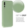 thumbnail image 4 of IBAOLE Étui Compatible avec Huawei P20 Pro - Étui Souple TPU Mince Protectrice pour Téléphone - Vert matcha Néon Rose, 4 of 7