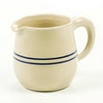 thumbnail image 2 of Martinez Pottery Heritage Blue Stripe Stoneware Sugar & Creamer Set, 2 of 3