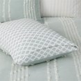 thumbnail image 4 of INK+IVY Ensemble de Couette Jacquard Moderne 3 Pcs 100 pour Cent Coton en Bleu, 4 of 10
