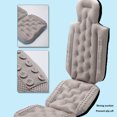 thumbnail image 3 of Almohada para bañera de cuero entero, base antideslizante, Malla Tipo Sándwich de 51,97 Pulgadas de Largo y parte de Poliestireno, Diseño Ergonímico y de Sercado, 3 of 7