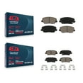 thumbnail image 1 of CMX Front Rear Ceramic Brake Pads Kit for Car 2017 Kia Forte Koup Turbocharged KCX-100442, 1 of 9