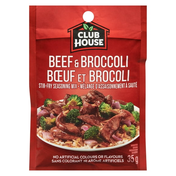 Club House, Dry Sauce/Seasoning/Marinade Mix, Beef&Broccoli, 35g