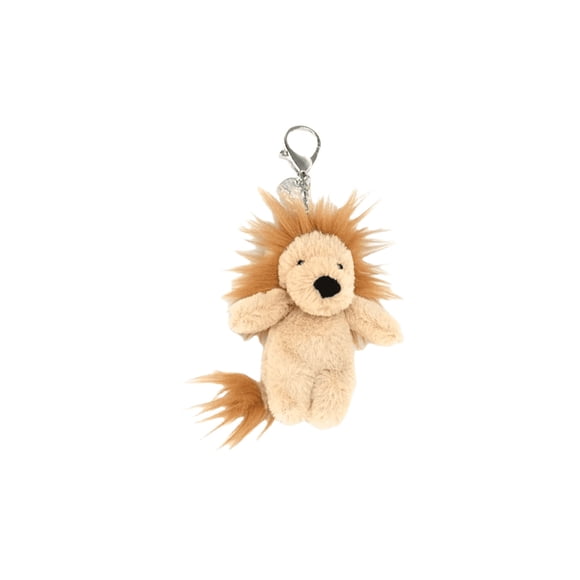 Jellycat Smudge Lion Bag Charm Plush Keychain