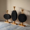 thumbnail image 5 of 44 Inch Vintage Gold and Black Fiberglass Tall Floor Vase - Enhances Home Decor with Farmhouse Charm-Perfect as a Statement Piece for Living Room Centerpiece, Entryway, Dining Room, and Hallway Decor, 5 of 7