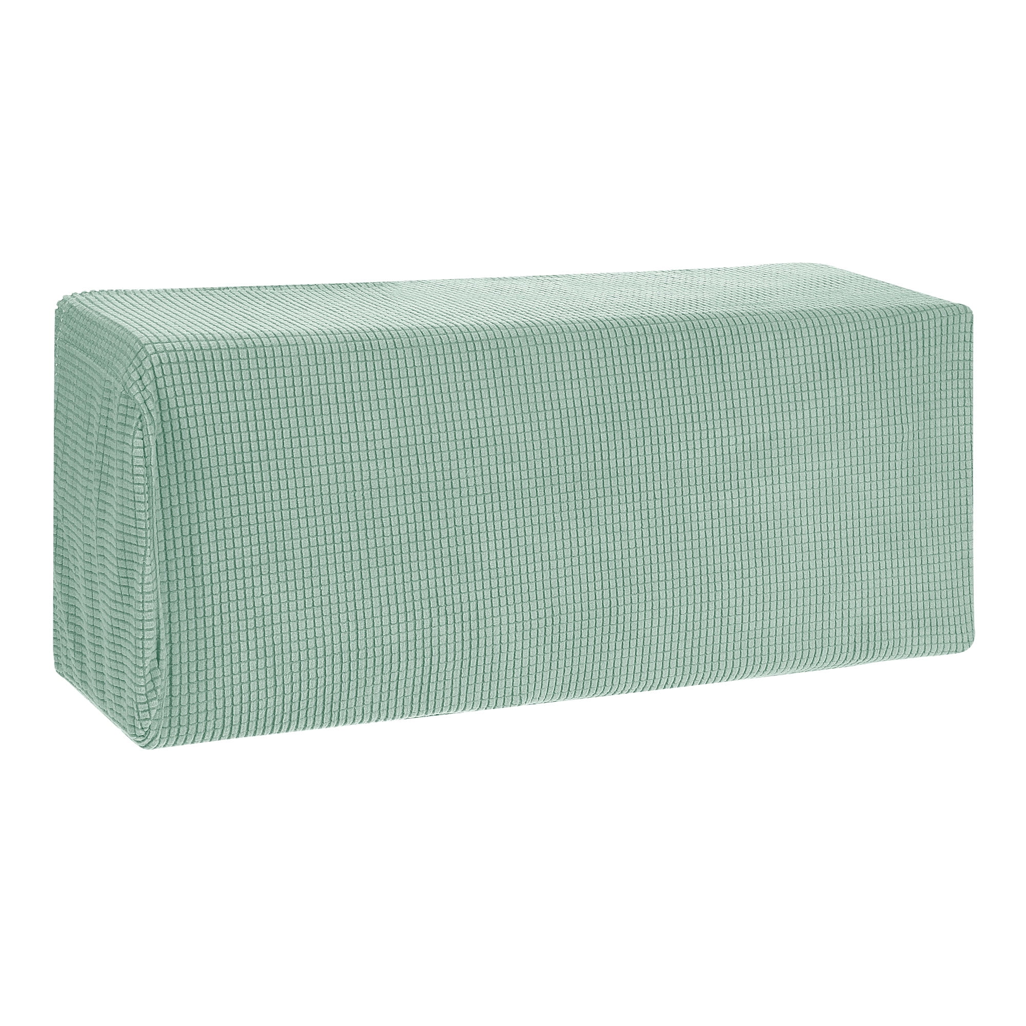 Unique Bargains Air Conditioner Cover Knitted Elastic Cloth Dustproof 80-86cm Light Blue