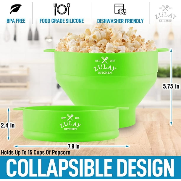 Bol Cuiseur Pop Corn Micro-onde - Pliable, Silicone – CUISINE AU TOP