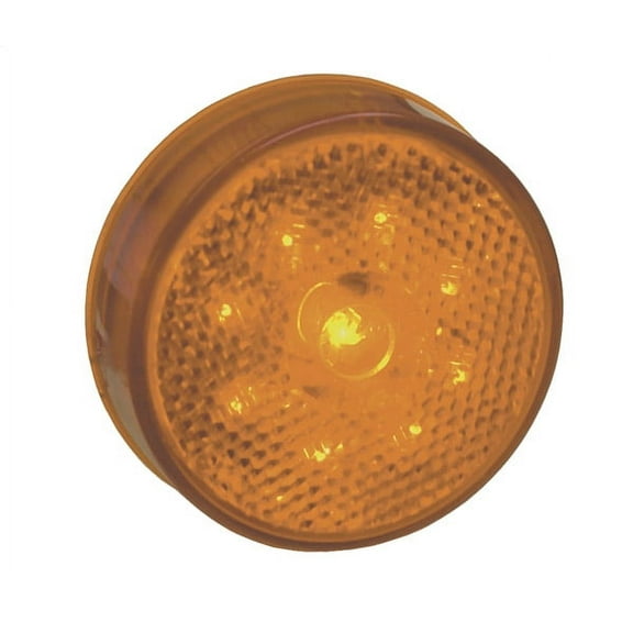 Grote G1003 - Clearance Marker Lamp, 2.5", Yellow, Reflex, Hi Count LED (9 Diode)