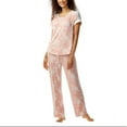 thumbnail image 2 of Lucky Brand Ladies' 4Pc PJ Set Super Soft Knit Size: L, Color: Pink Floral, 2 of 3