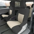 thumbnail image 4 of For Toyota Sienna 2011-2020 FH Group Neoprene Waterproof Custom Fit Car Seat Covers - Full Set Beige, 4 of 10