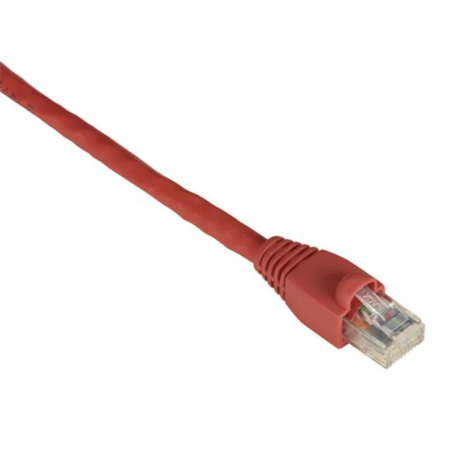 GigaTrue CAT6 Channel 550-MHz Patch Cable, Snagless Boots - Red, 4 ft.