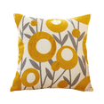 thumbnail image 1 of Spring Silver Yellow Floral Pillow Covers Rustic Arts Flower Decorative Throw Pillow Cases Outdoor Farmhouse Decor, 1 of 5