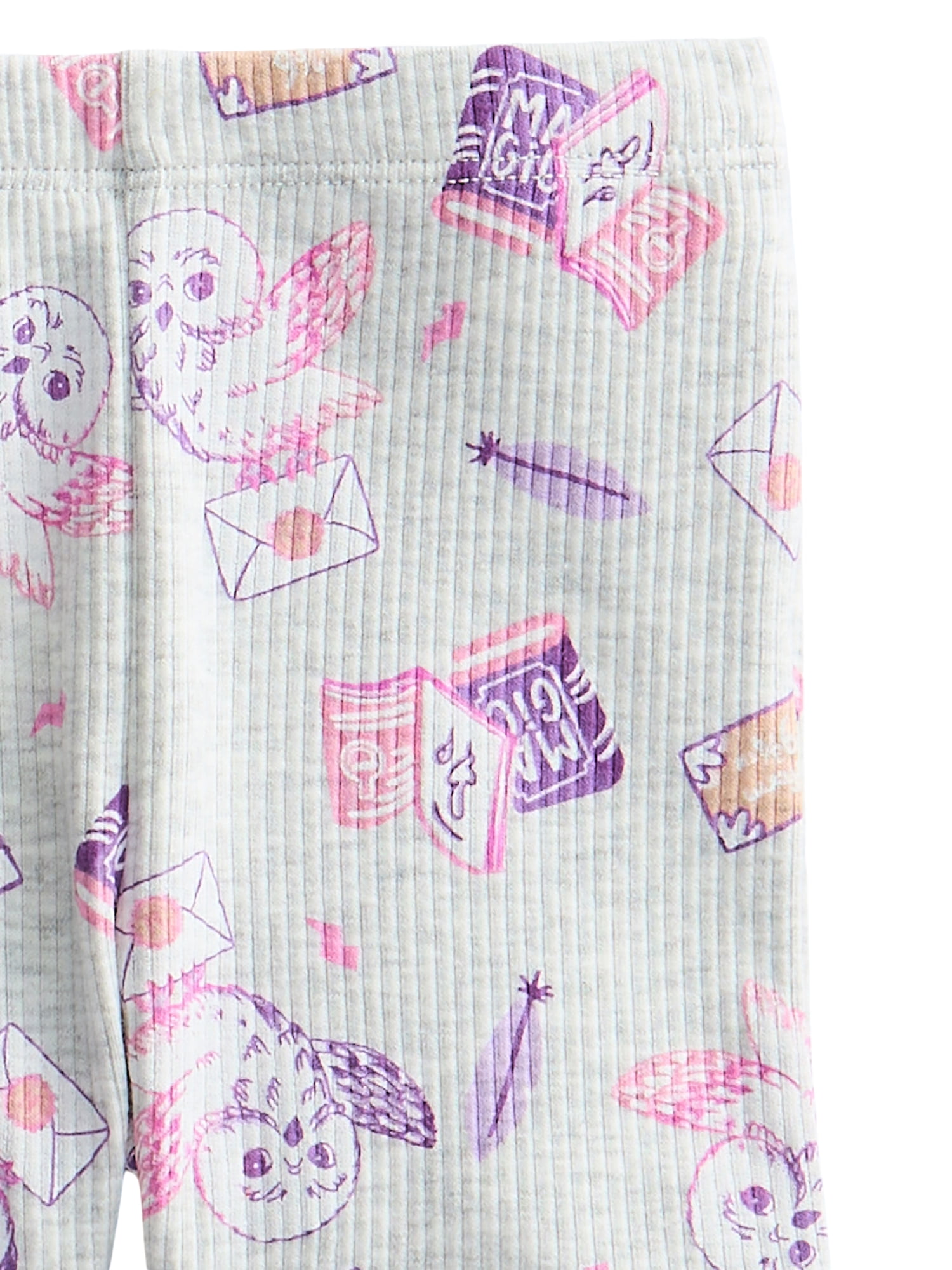Harry Potter Baby Girl's Graphic Tee and Bike Shorts, 2 Piece Set, Sizes 0/3M-24M