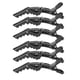 thumbnail image 4 of Pinzas de pelo de cocodrilo antideslizante Fugacal 6 piezas Negro, 4 of 6