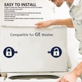 thumbnail image 3 of Top Load Washer Lid Lock Switch, WH01X27954 Easy To Install Washer Lid Lock Switch  for GTW460ASJ5WW, 3 of 7