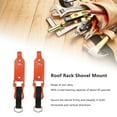 thumbnail image 4 of Roof Rack Shovel Mount Secure Metal Rubber Clamp Kit for Car Truck Boats, 4 of 7