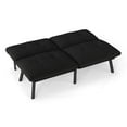 thumbnail image 6 of Convertible Folding Modern Sofa Bed (Black), 6 of 9