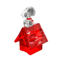 Enesco Peanuts Facets Flying Ace Snoopy Acrylic Figurine 4in H