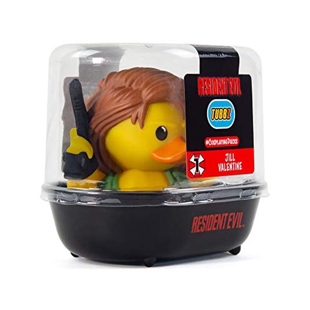 Figura de Pato Coleccionable de Resident Evil Jill Valentine de TUBBZ - Mercancía Oficial de Resident Evil - Regalo Único de Vinil