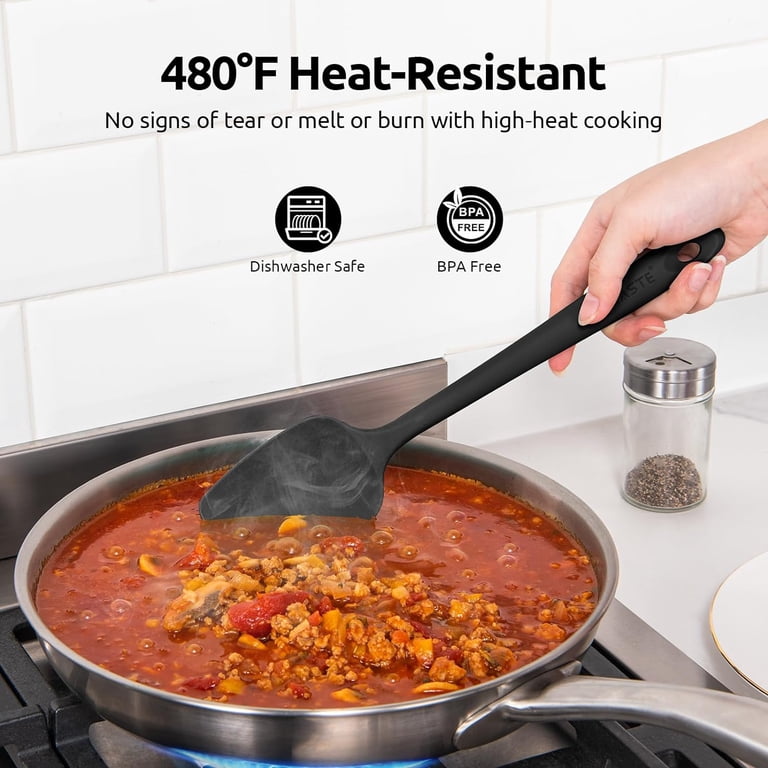 U-Taste 4-Piece Silicone Spatula Set, Heat Resistant photo 3