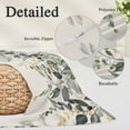thumbnail image 2 of Green Eucalyptus Pillow Covers, Linen Long Throw Pillow Case, Farmhouse Weeping Leaves on Linen Holiday Pillow Protector Decorative Cushion Cover for Living Room/Bedroom 20" x 26", 2 of 8