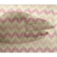thumbnail image 4 of oneOone Tissu en Viscose Chiffon Imprimé Chevron BTY 42 Pouces de Large, 4 of 4
