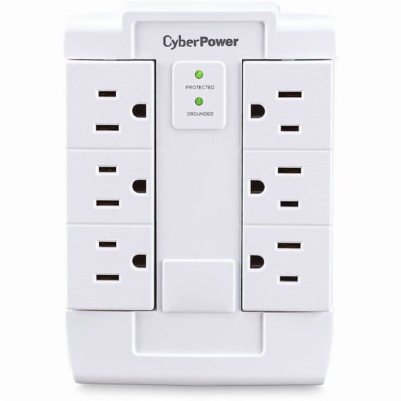 Protector contra sobretensiones CyberPower CSB600WS Regleta de pared 900 J