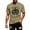 Khaki1, variant on Men Halloween Jack O Lantern Pumpkin Face Graphic T-Shirt, Crew Neck Short Sleeve Slim Fit Novelty Print Casual Tee for Trick Or Treat Daily Shopping Party Outfit(Black2,XXXXXL)
