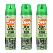 Off! Deep Woods Dry Insect Repellent  4 oz (3 Pack)