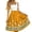 Yellow, variant on Oktoberfest Mug Border Print Pleated Midi Apron Skirt Women Large Matching Bow Four Way Stretch Festival Wrap Skirt One Size 1PC