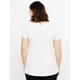 thumbnail image 5 of Motherhood Maternity Women's Textured Peplum Maternity Top, 5 of 14