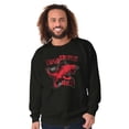 thumbnail image 5 of Ninjasaurus Rex Tyrannosaurus Turtle Men's Crewneck Sweatshirt Brisco Brands S, 5 of 5